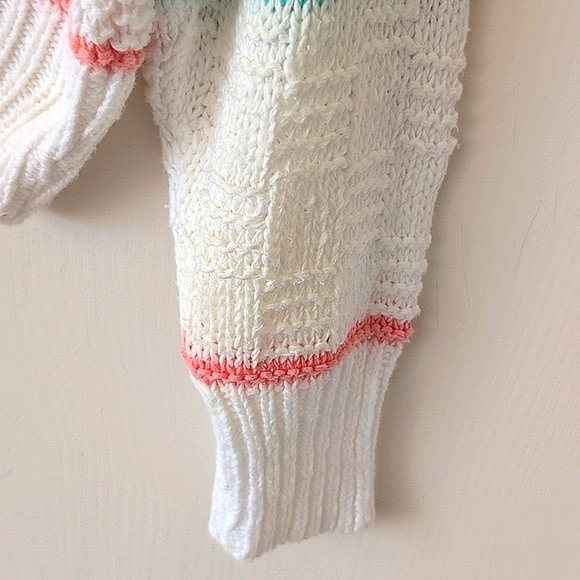 Vintage Private Club Womens Medium Sweater 100% Cotton Cottage Coastal Beach - Picture 4 of 7